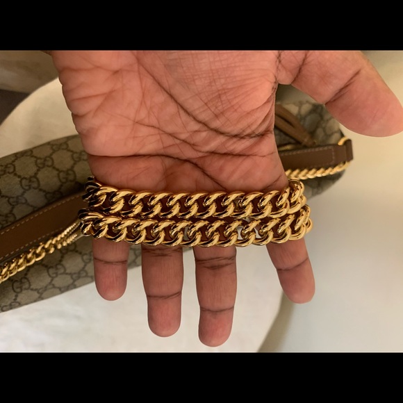 Gucci Supreme Canvas Hobo Bag Two Way Chain - Picture 7 of 16